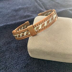 Copper & metal bracelet